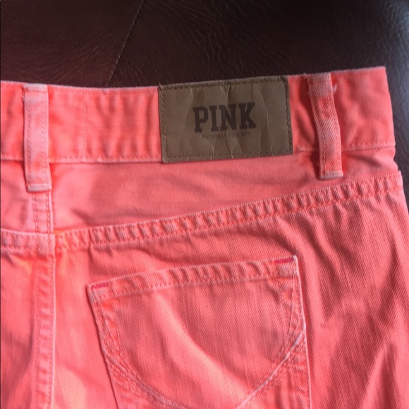PINK VS Orange Cut-Off Shorts - Picture 7 of 7